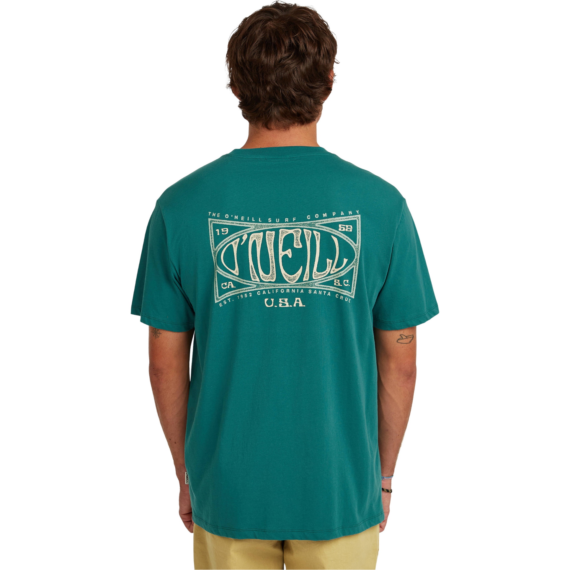 2026 O'Neill Mens Box Logo T-Shirt 2850353 - Botanical Heat